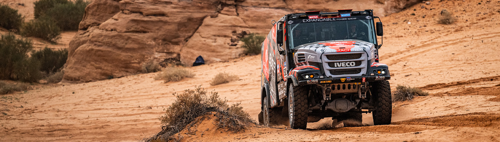 Dakar 2023 - IVECO team de rooy - Etappe 3 - header