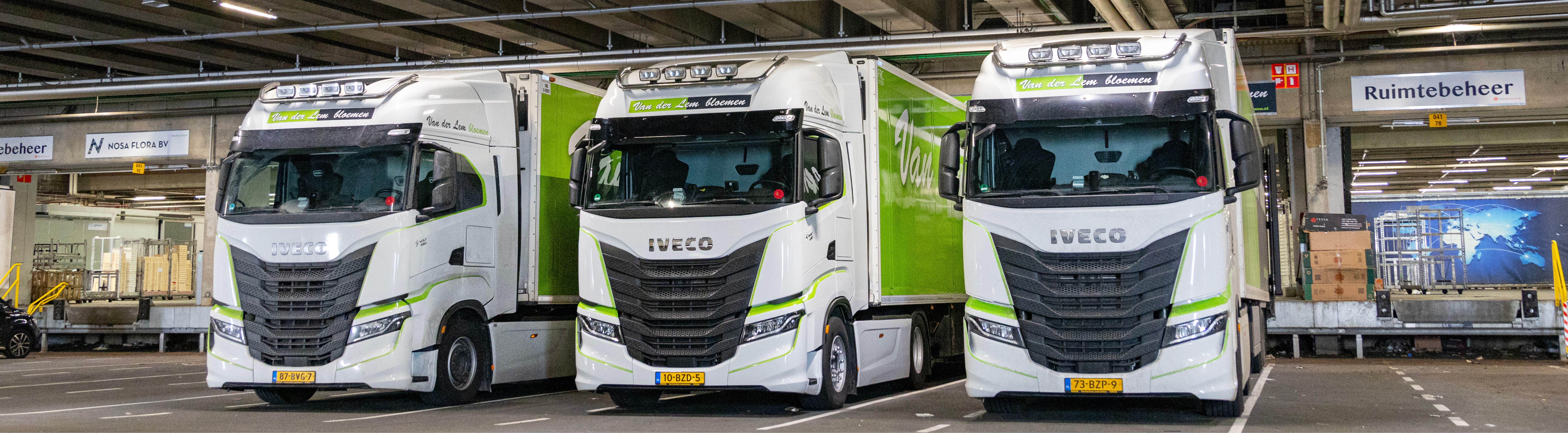 Van der Lem Bloemen gebruik van vier IVECO S-WAY trekkers